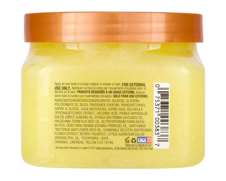 Tree Hut Dewy Daisy Shea-Zucker Körperpeeling – Peeling, feuchtigkeitsspendende und pflegende Körper