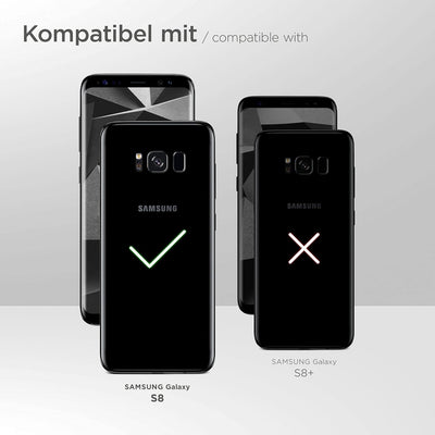 ONEFLOW Handykette 'Twist Strap' kompatibel mit Samsung Galaxy S8 Hülle zum Umhängen transparent, Ha