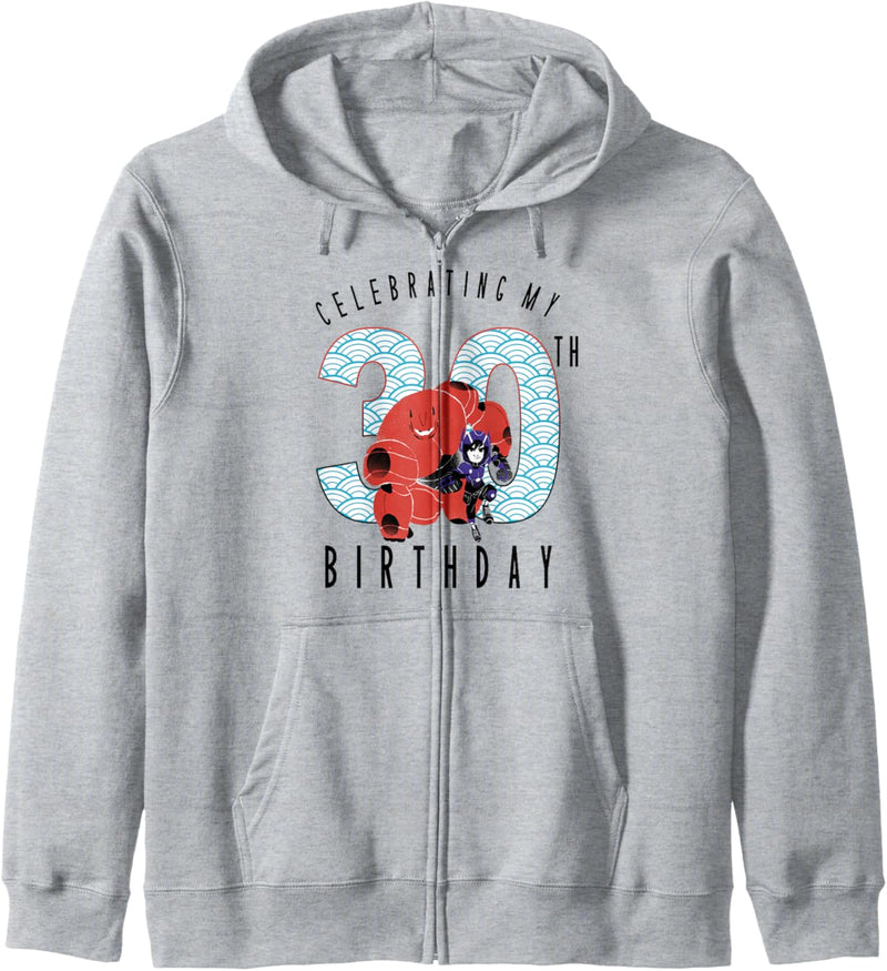 Disney Big Hero 6 Baymax Hiro 30th Birthday Kapuzenjacke