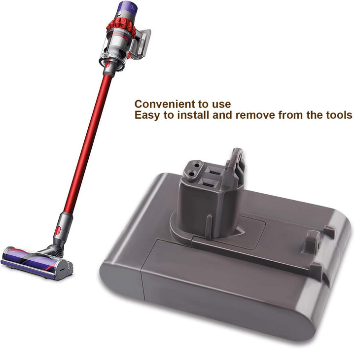 DC34 Akku für Dyson Type B, 22,2 V 4000mAh Li-ion Ersatzakku für Dyson DC31 DC35 DC44 Animal, DC45 D