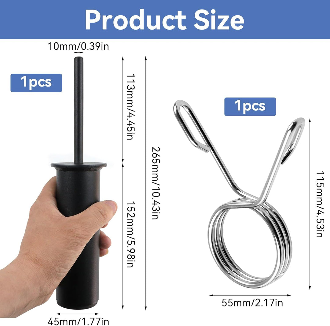 Gym Pin für Zusatzgewicht, 10 mm Durchmesser Gympin mit Federclip, Robust und Langlebig Loading Pin