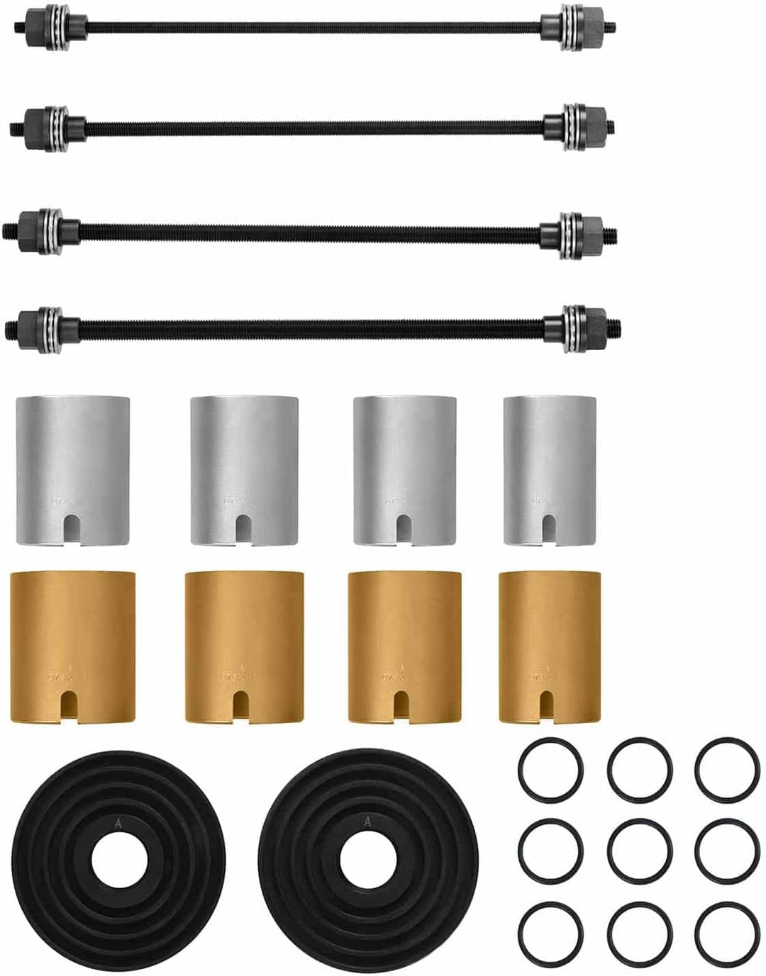MSW MSW-SPS-22 Druckhülsensatz für Radlager und Fahrwerksbuchsen Radlagerwerkzeug Radlager Abzieher