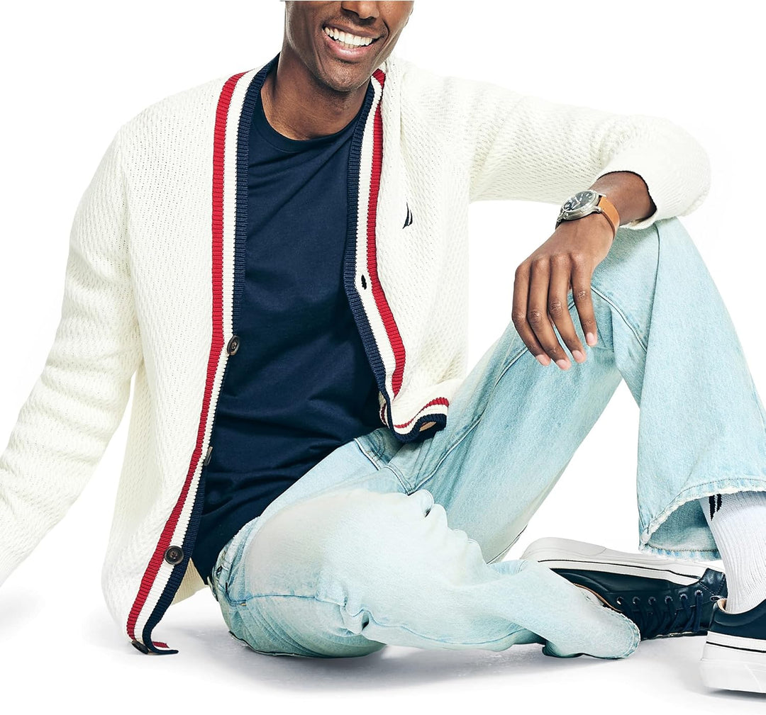 Nautica Herren Lockerer Passform Jeans 32W / 32L Ocean Shallow Wash, 32W / 32L Ocean Shallow Wash