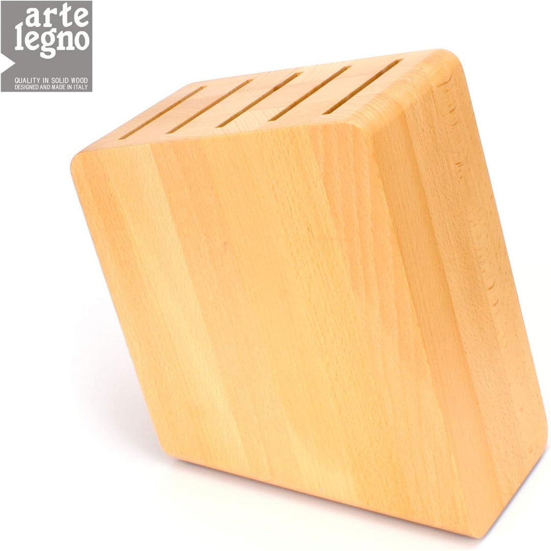 arte legno verona 41 - Messerblock Messerhalter - bis 11 Kochmesser - Klinge max. 25 cm - magnetisch