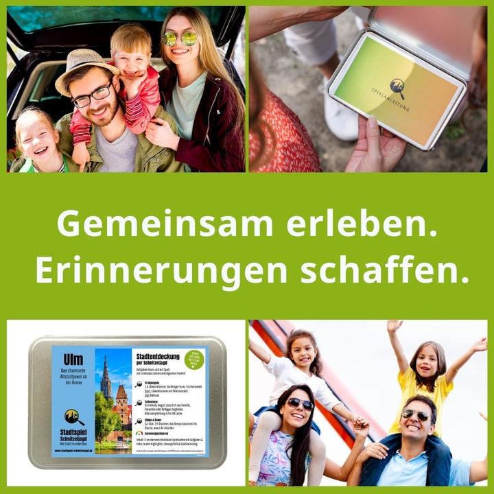 Schnitzeljagd ULM – Stadtspiel für Erwachsene und Familien | Stadtrallye durch ULM Stadtmitte | Erle