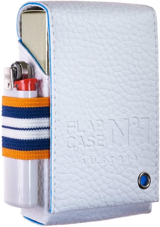 FLAPCASE N°1 • AIR RACE • Designer Zigarettenetui, Made in Austria, Gummiband, Leder vegan Zigarette