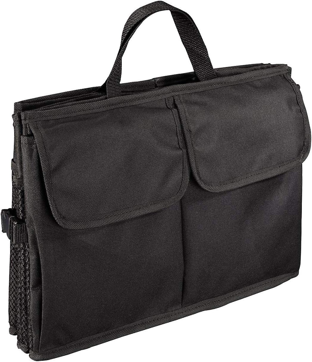 Hama Kofferraumtasche gross (Faltbare Autotasche, Kofferraum-Organizer mit Klettbefestigung inkl. Kl