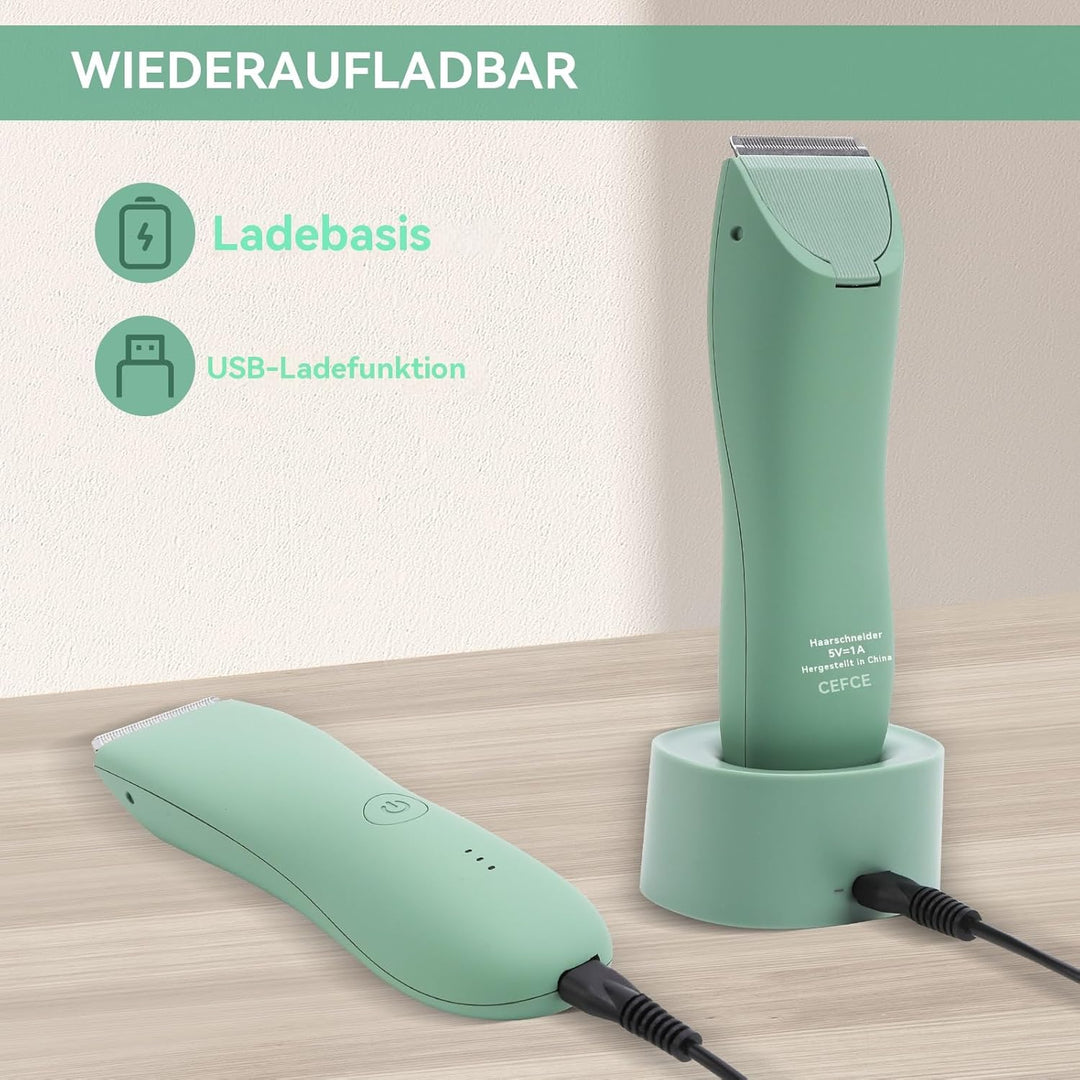 Elektrischer Körperhaarschneider für Damen und Herren, elektrischer Rasierer für Schamhaar, Brust, B