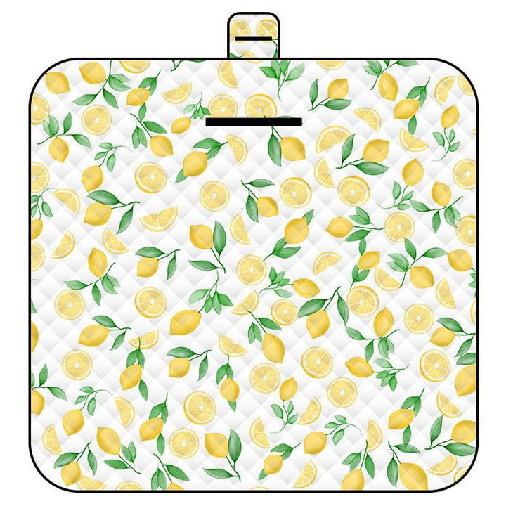 Picknickmatte 2mx2m (Zitrone) – Grosse Faltbare wasserdichte Picnic Blanket - Outdoor Krabbeldecke &