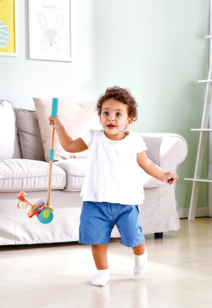 Hape Tanzende Schmetterlinge – Holz-Schiebespielzeug und Lauflernhilfe, flatternde Schmetterlinge be