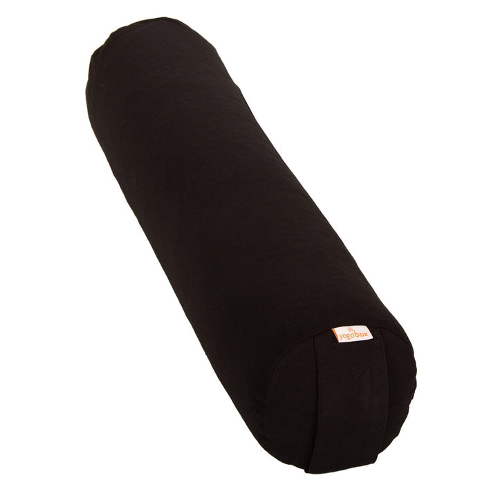 Yogabox Yoga und Pilates Bolster/Yogarolle Basic small Schwarz, Schwarz