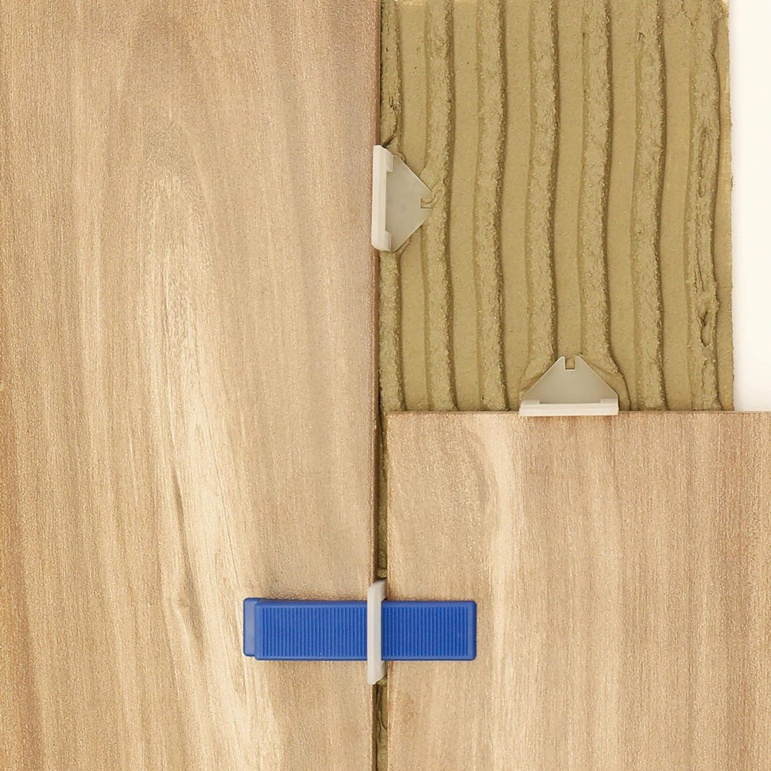 Lantelme Fliesen Nivelliersystem 1000 Stück Zuglaschen 3mm Fugenbreite Fliesen Höhe 3-15mm Fliesenve