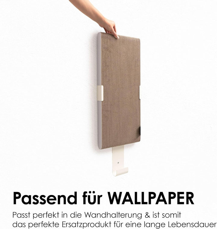 LucyBalu® SCRATCHPAPER Kratzpappe aus hochwertiger Wellpappe | Katzen Kratzmatte aus Pappe| Kratzbre