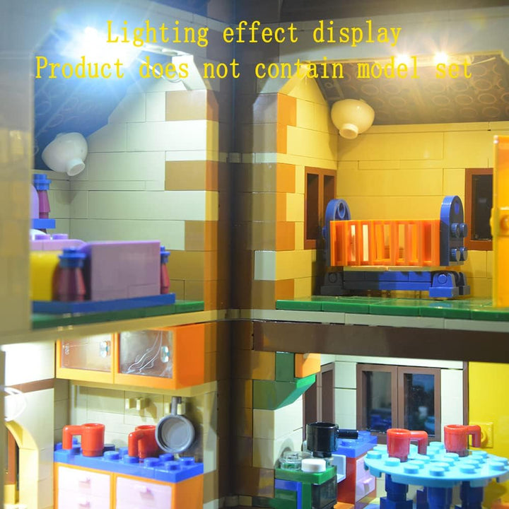 GEAMENT LED Licht-Set Kompatibel mit Lego Das Simpsons Haus (The Simpsons House) - Beleuchtungsset f