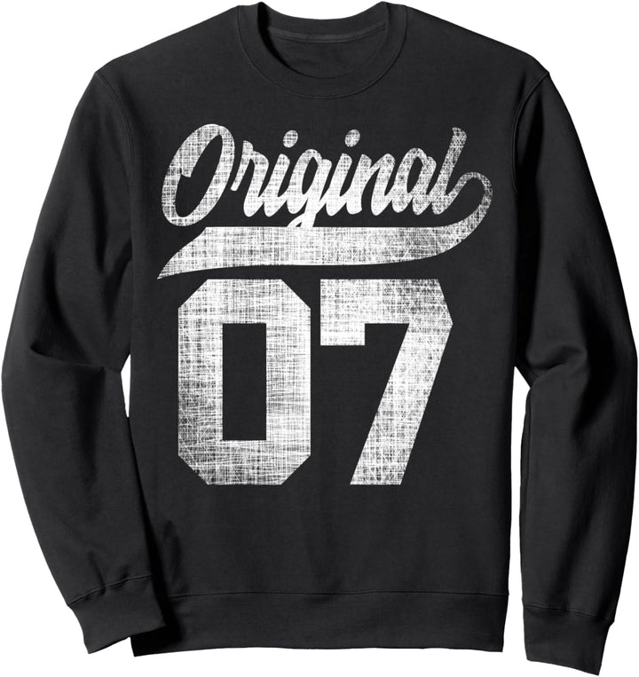 16.Geburtstag Original Junge Mädchen Vintage Jahrgang 2007 Sweatshirt