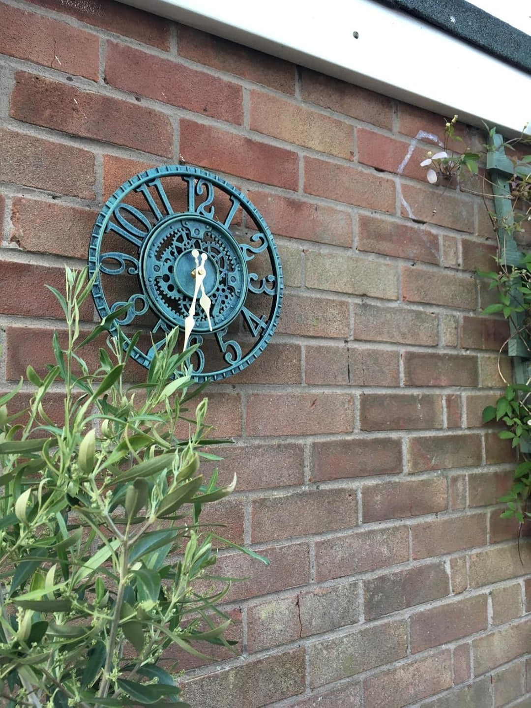 Outdoor Wanduhr 30 cm Garten Uhren Wasserdicht Aussenbereich Wanduhr Vintage Küche Wohnzimmer Indust