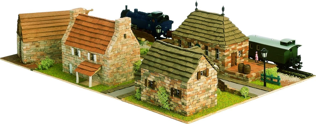 DOMUS-KITS Domus Kits40205 1547 Teile Dihorama 2 Haus Modell, Massstab 1:87, Mehrfarbig