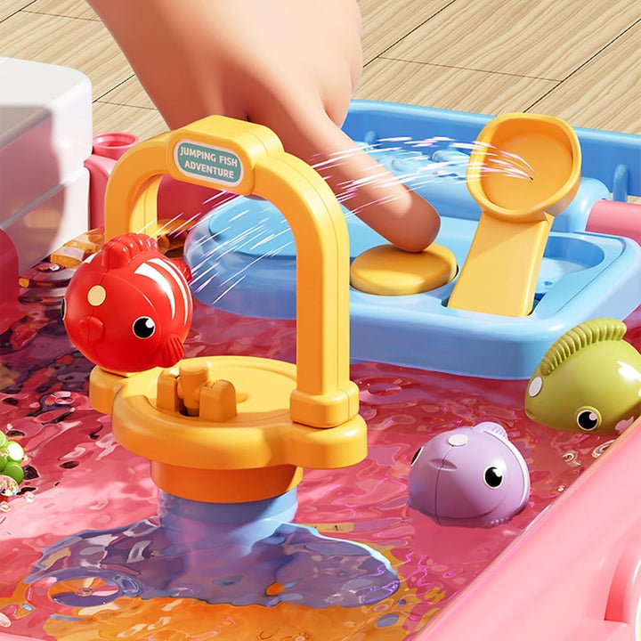 Generisch Wasser-Tisch für Draussen | Sensorischer Tisch mit Wasserpumpe - Spieltisch mit Wasser - f