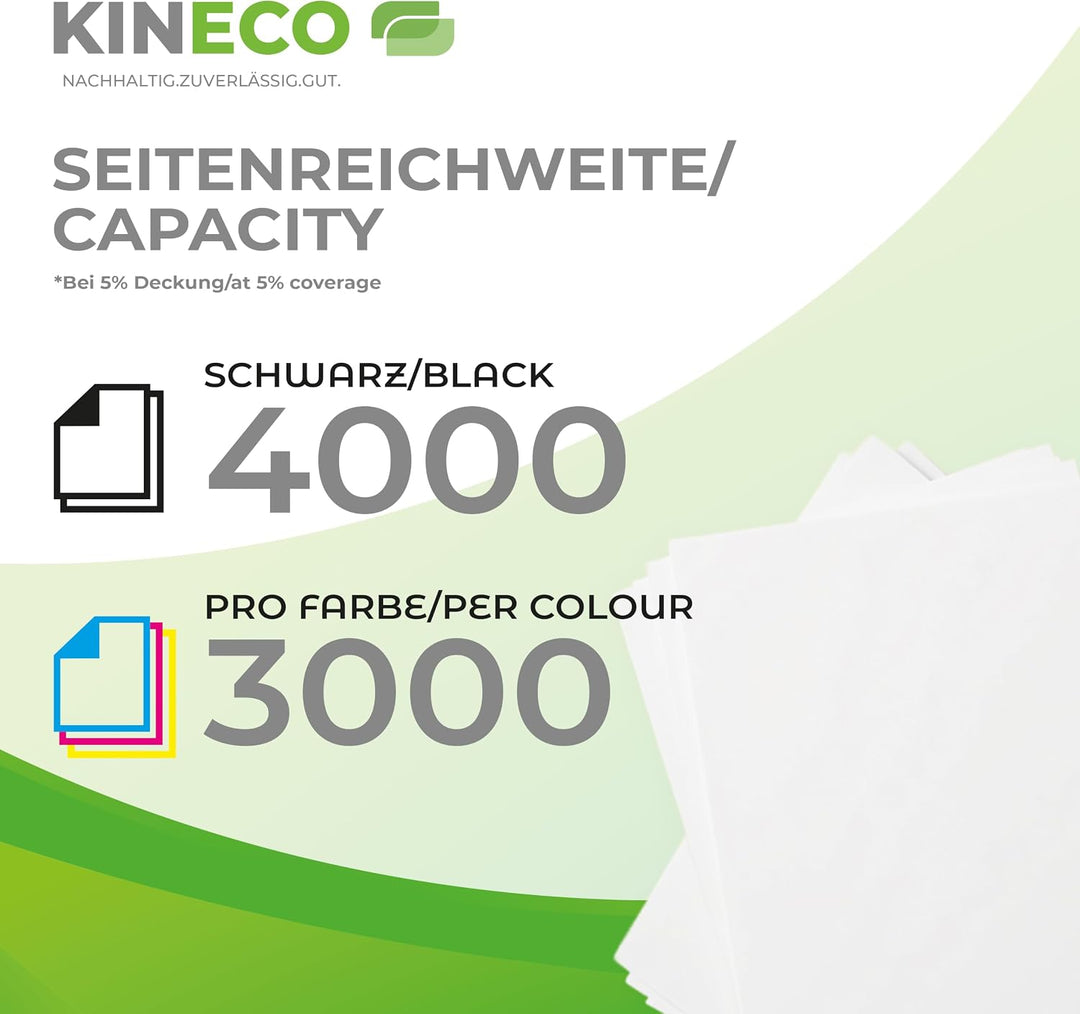 Kineco 4X Toner ersetzt TK5240 Multipack für Kyocera Ecosys M5526cdw P5026cdn