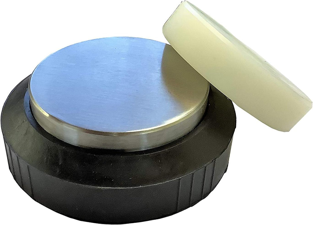 2-in-1 Runde Blöcke mit Gummifuss, Nylon und Stahl 7,6 cm rund (J1400)