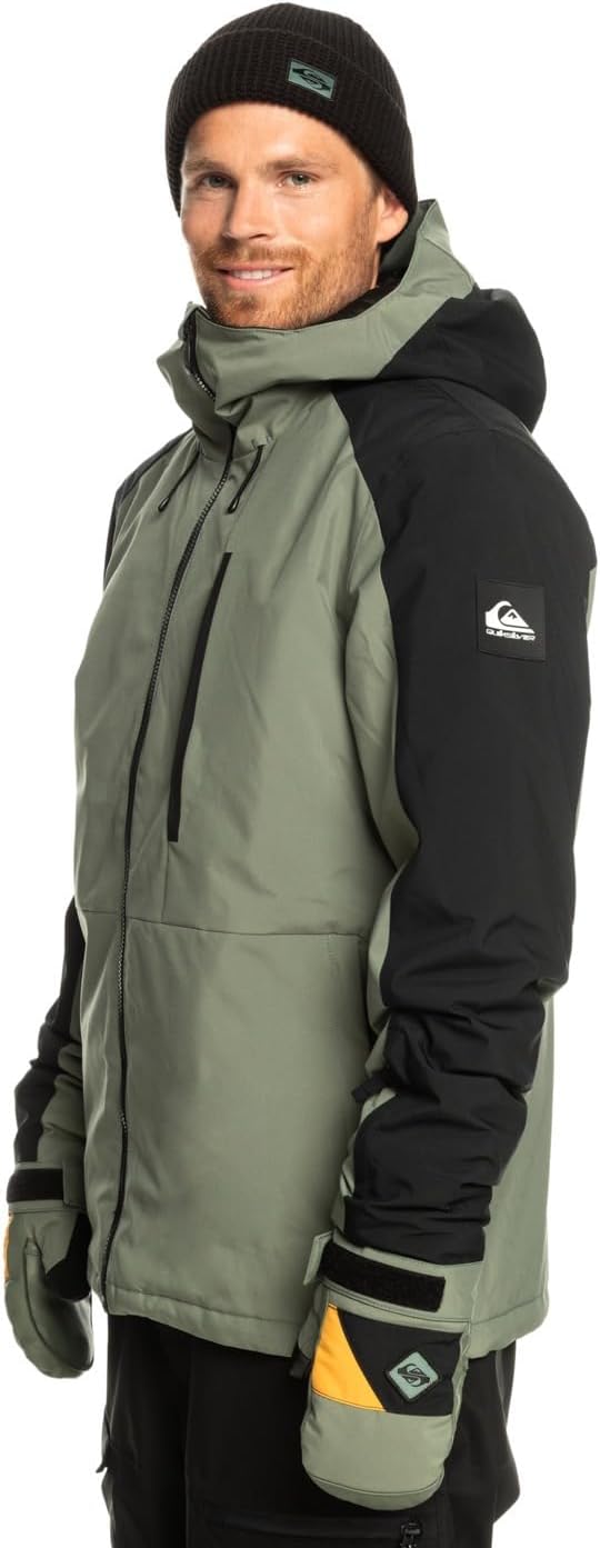 Quiksilver Herren Mission Block Jk Jacket (1er Pack) S Laurel Wreath, S Laurel Wreath