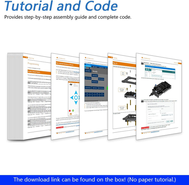 FREENOVE Quadruped Robot Kit (Compatible with Arduino IDE), App Remote Control, Walking Crawling Twi