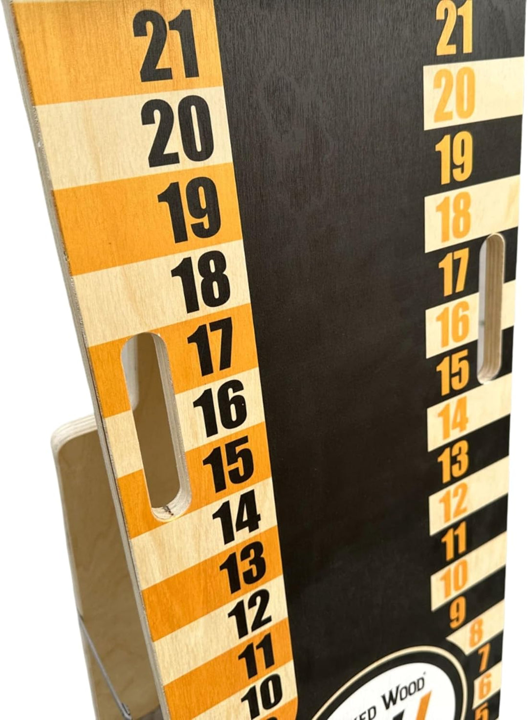 Cornhole Set – 120 x 60 cm - Sackloch Spiel – Wicked Wood – offiziell ACL-lizensiertes Set of Boards
