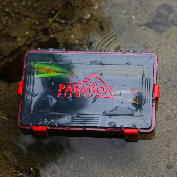 wasserdichte Köderboxen I 5x Box M 27,5x18x5cm I Angelbox Köderbox Angeln Angelkoffer gross Tackle B