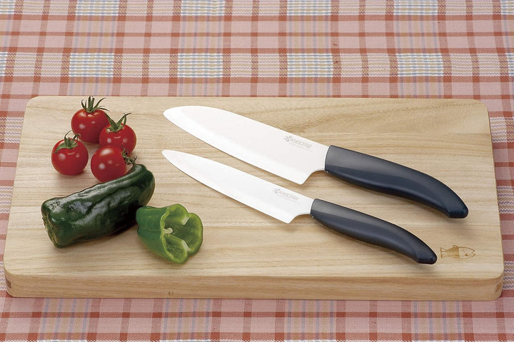 Kyocera FK125WHBKEU, Scuro, UNICA Mikrogerändeltes Obst und Gemüse 13 cm, Mikrogerändeltes Obst und
