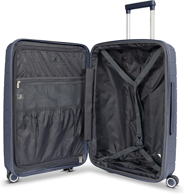 Franky Koffer Trolley | 4X 360° Rollen | Leicht | TSA-Schloss | Grössen: S/M/L | modern -PP16 (Dunke