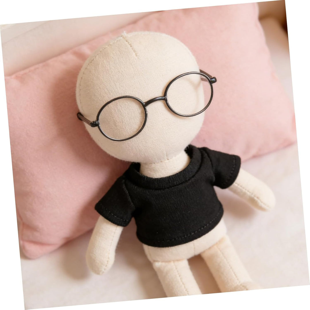 FRCOLOR Kurzarm T-Shirt FüR Stofftiere BäRenhemden Aus Weicher Baumwolle Modisches Puppenkleidungsst