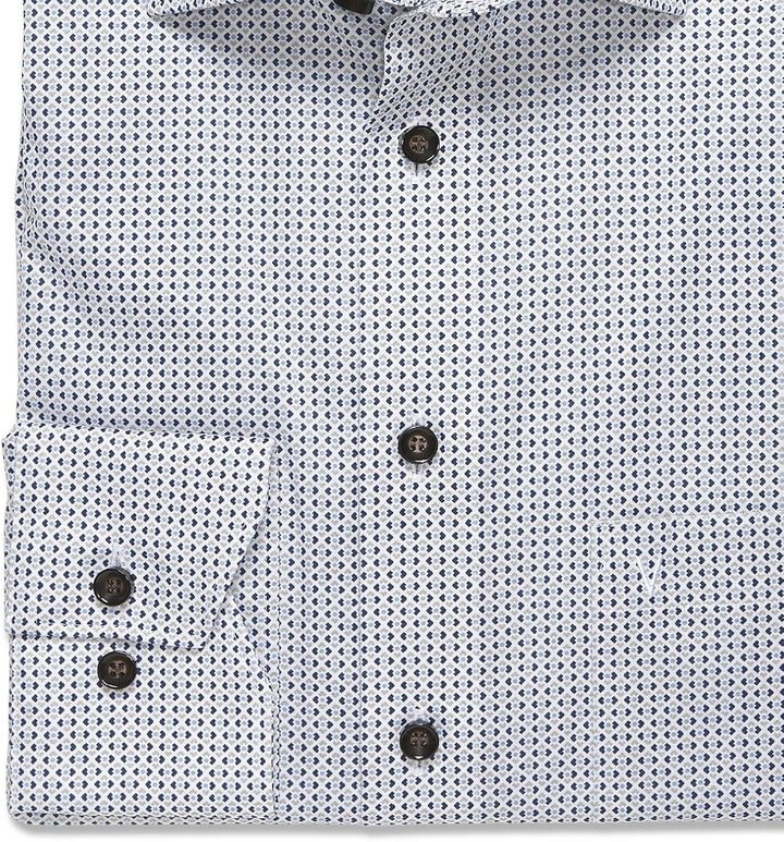Marvelis Herren Businesshemd Langarm 703014,Rotationsdruck,Comfort fit,New Kent 42 Natur 22, 42 Natu