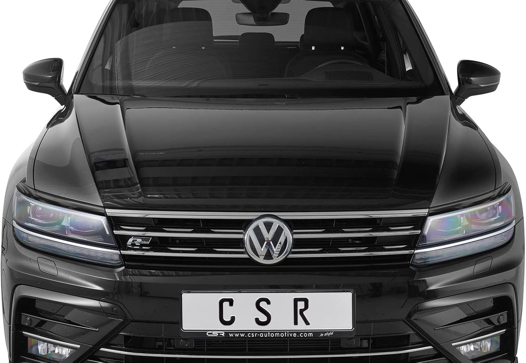 CSR-Automotive Scheinwerferblenden Kompatibel mit/Ersatz für VW Tiguan II (Typ AD1) SB286-G