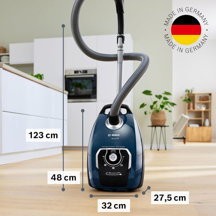 Bosch Staubsauger mit Beutel Serie 8 BGL8XPER, ideal für Allergiker, Hygiene-Filter, 10 Jahre Motorg