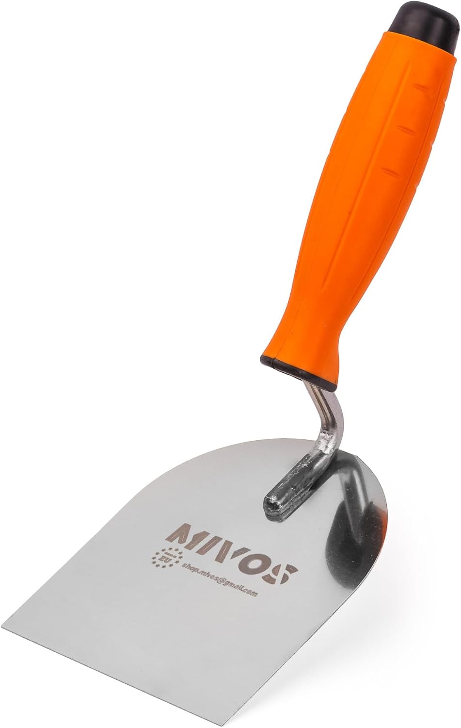Mivos Stukateurkellen-Set 4-teilig - 60 mm 80 mm 100 mm 120 mm - Edelstahl Meurerkellen - Rostfreie
