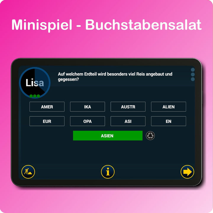 Alleswisser - Das Brettspiel, interaktives Quiz-, Wissens- und Familienspiel mit App für iOS und And