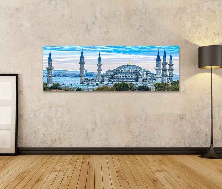 islandburner Bild auf Leinwand Blaue Moschee Sultanahmet Camii Istanbul Türkei Bilder Wandbilder Pos