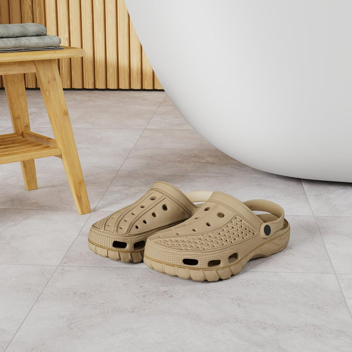 INMINPIN Clogs Herren Pantoletten Sommer Hausschuhe Damen rutschfest Atmungsaktiv Strand Sandalen Ga