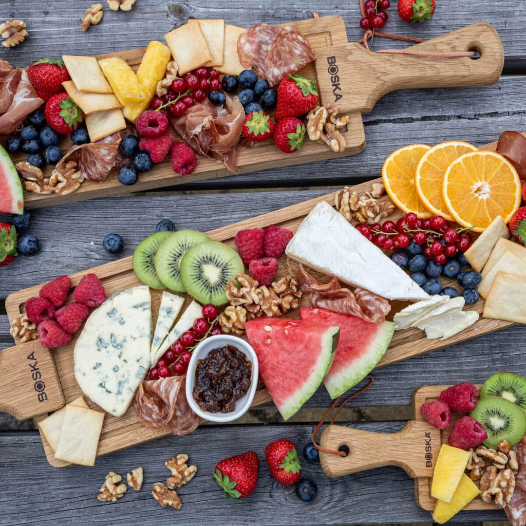 Boska Servierbrett Friends M, Käsebrett Eiche, 530x120x20 mm 55L x 5B cm, 55L x 5B cm