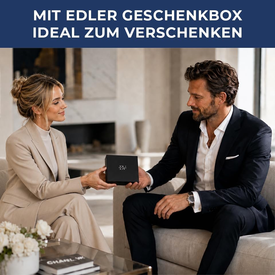 DON VANE Slim Wallet I Extra schmale Echtleder Geldbörse für Herren und Damen I Kleines dünnes Leder