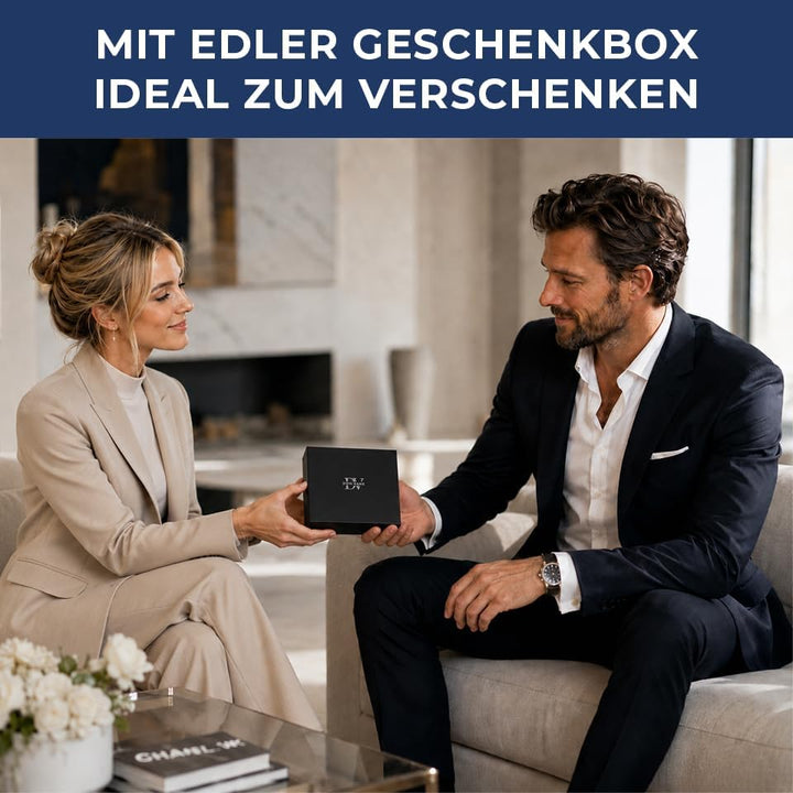DON VANE Slim Wallet I Extra schmale Echtleder Geldbörse für Herren und Damen I Kleines dünnes Leder
