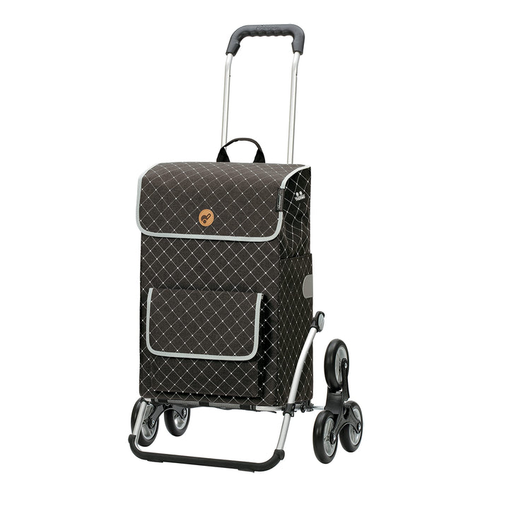 ANDERSEN Einkaufstrolley - Treppensteiger Royal Shopper Tamo anthrazit 51 L Reflektor,Thermo, Alumin
