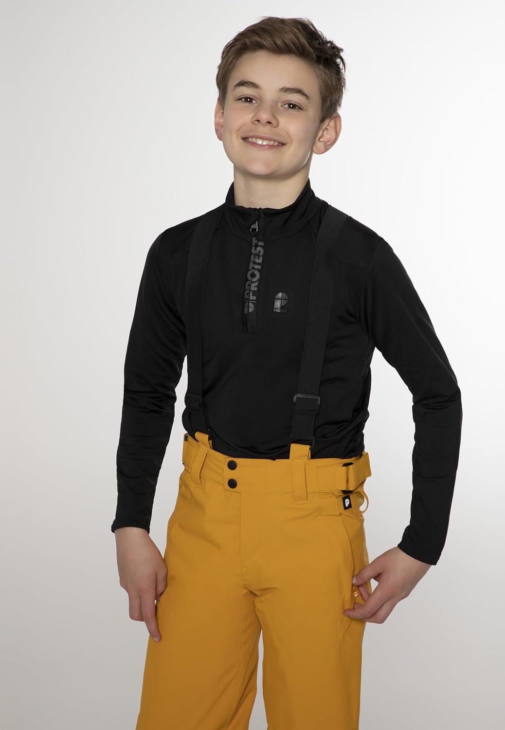 Protest Jungen Bork Skihose 152 Dark Yellow, 152 Dark Yellow
