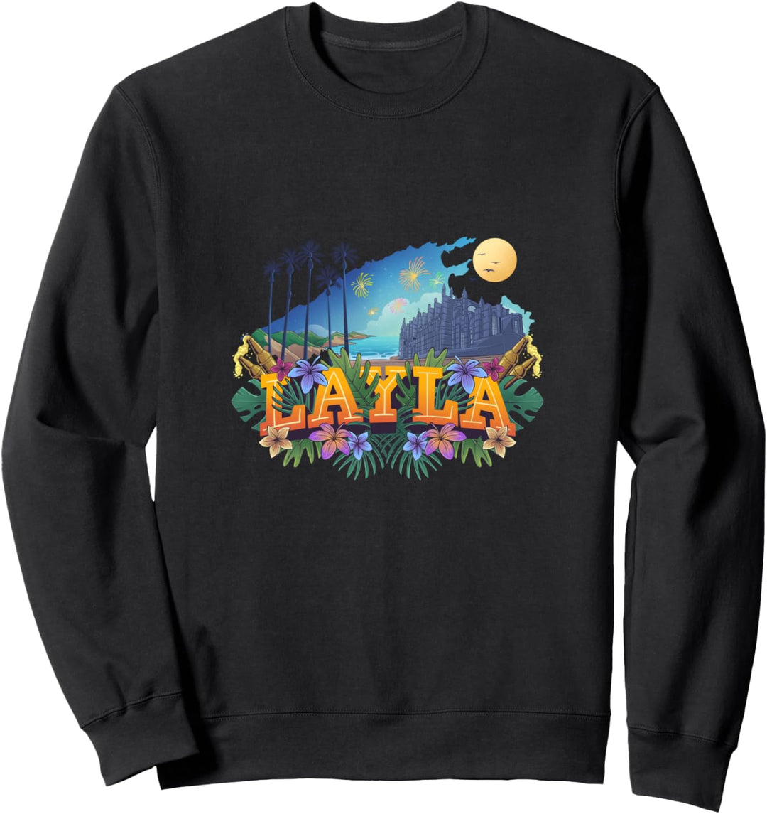 Layla Mallorca Party Song BallerMAN Strand Fan Sweatshirt