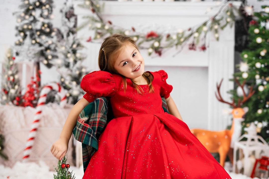 Kate 2.2x1.5m Weihnachten Weihnachtshintergründe Weihnachten Weisser Kamin Hintergrund Weihnachtsbau