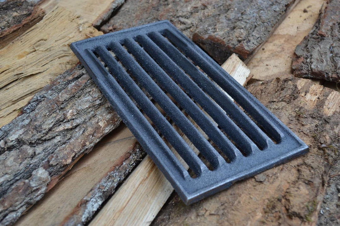 SEZAM 30 x 15 cm (29,7x14,7cm) Gussrost Ofenrost Ascherost Gussrost verschiedene Durchmesser, Kaminr