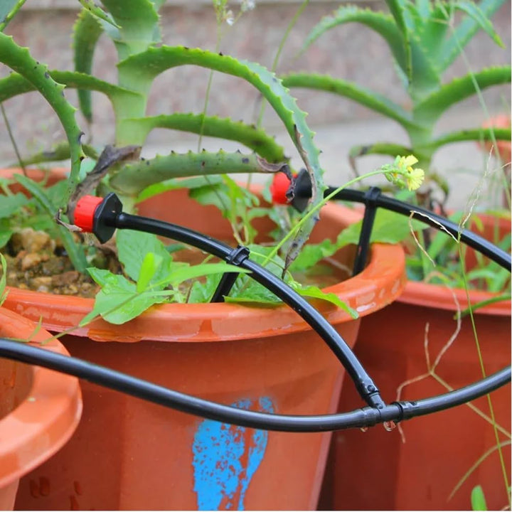 Joyzan Gartenbewässerungsrohr, Tropfbewässerungsschlauch PVC-Schlauch Micro Drip Verbindungsrohr Gar