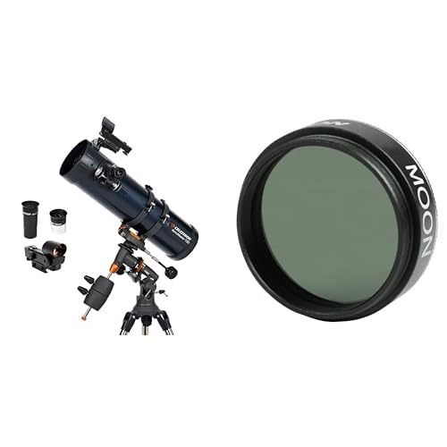 Celestron Astromaster 130EQ & 94119-A 1,25'' Mondfilter AstroMaster 130EQ Reflektor Bundle mit 1,25'