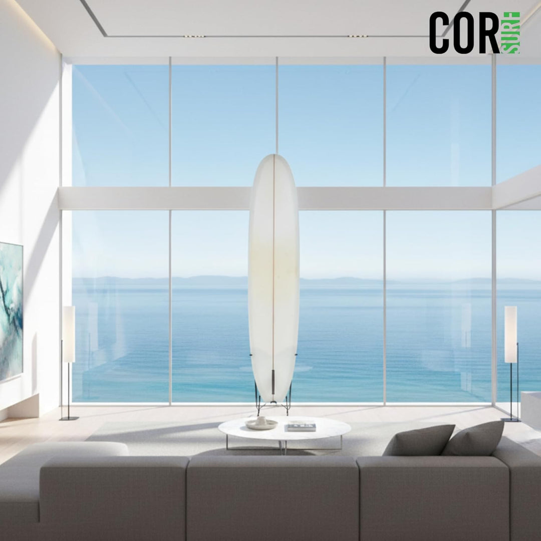 COR Surf Surfbrett-Ständer, funktioniert mit Shortboards, Longboards, Keine Mittelflosse erforderlic