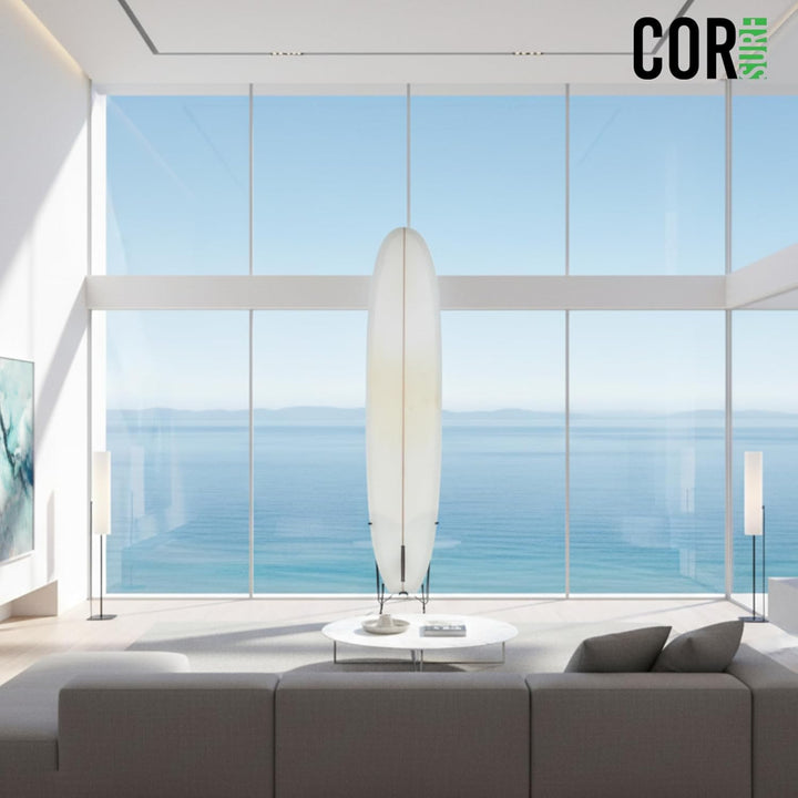 COR Surf Surfbrett-Ständer, funktioniert mit Shortboards, Longboards, Keine Mittelflosse erforderlic